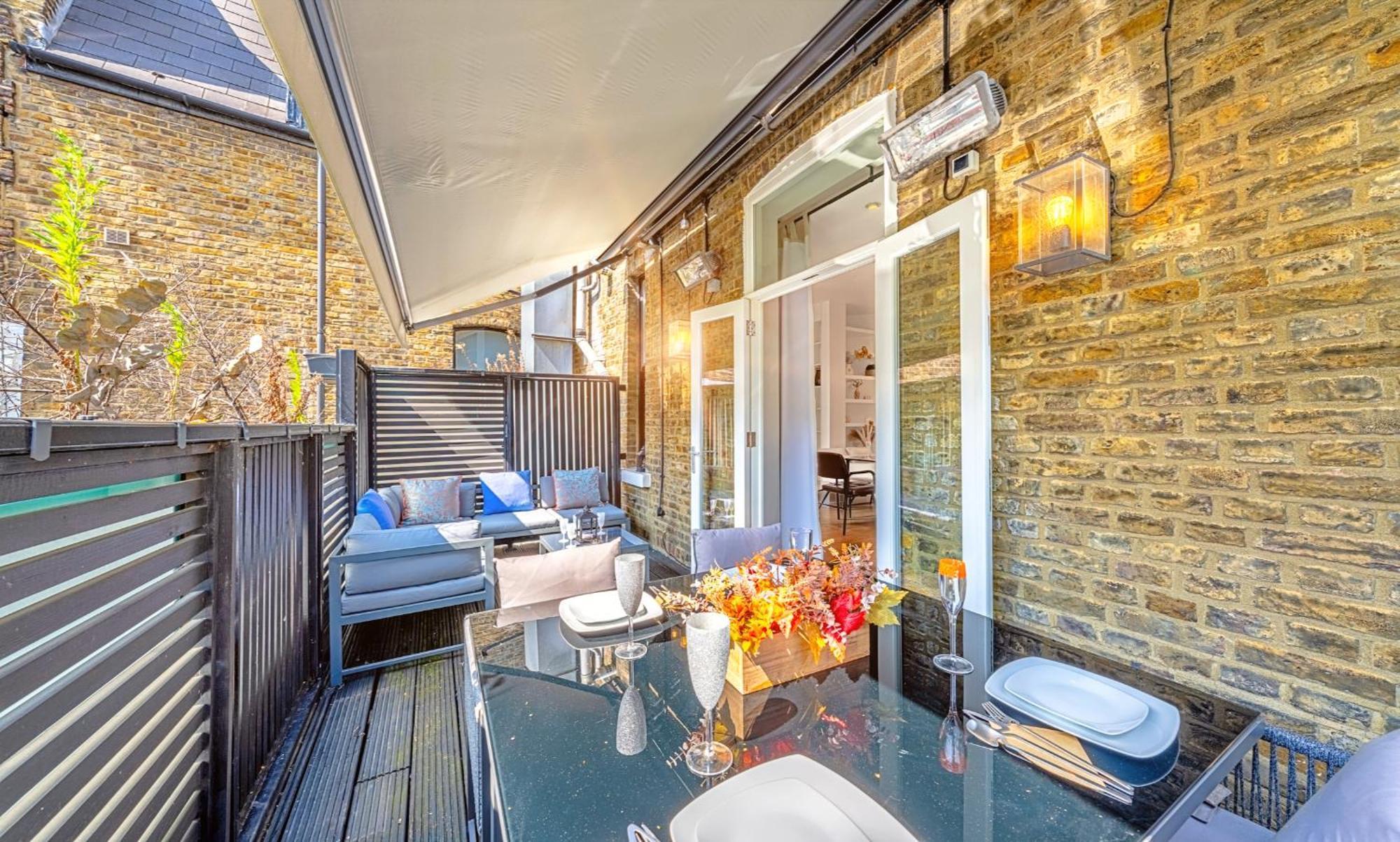 Апартаменты Designer Victorian Flat With Huge Terrace Лондон Экстерьер фото
