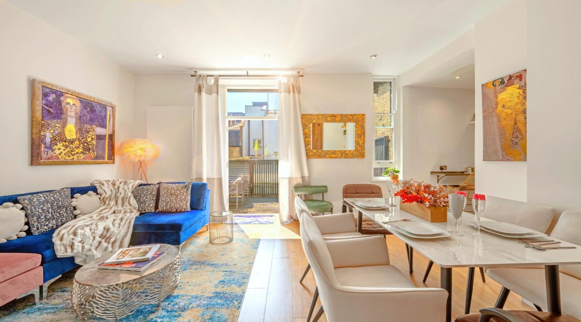 Апартаменты Designer Victorian Flat With Huge Terrace Лондон Экстерьер фото
